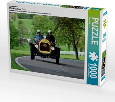 Produktbild von CALVENDO Puzzle Ein Motiv aus dem Kalender REO Roadster 1916 | 1000 Teile Lege-Größe 64x48cm Foto-Puzzle für glückliche Stunden