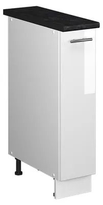Produktbild von Apothekerschrank Vicco Fame-Line Weiß Hochglanz/Weiß 20 cm, AP Anthrazit, Model 62081