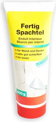 Produktbild von Fertigspachtel Spachtelmasse 400g Spachtel Weiß Malerspachtel Tubenspachtel
