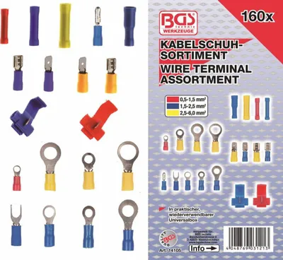 Produktbild von Sortiment káblových koncoviek | 160 ks.