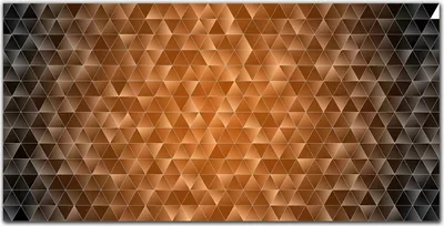 Produktbild von Coloray Bild aus Leinwand 120x60 Leinwand Dekoration - geometrische Dreiecke