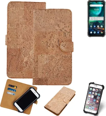 Produktbild von K-S-Trade Hülle kompatibel mit UMIDIGI Bison  Kork Handyhülle Cover  Schutzhülle TPU Case Bumper in Hellbraun, (1x)