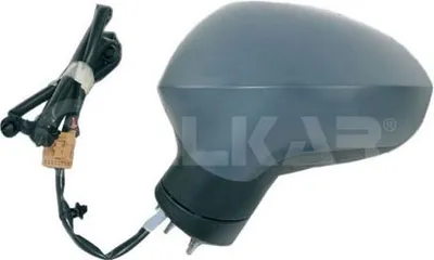 Produktbild von ALKAR 6139804 Außenspiegel Seitenspiegel Links für SEAT Exeo ST (3R5) Beheizt Konvex Grundiert Elektrisch