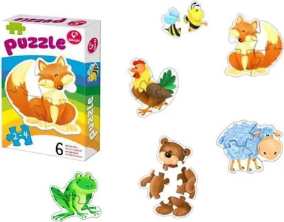Obrázok produktu pre Moje prvé puzzle - Zvieratá 1 Líška 60321