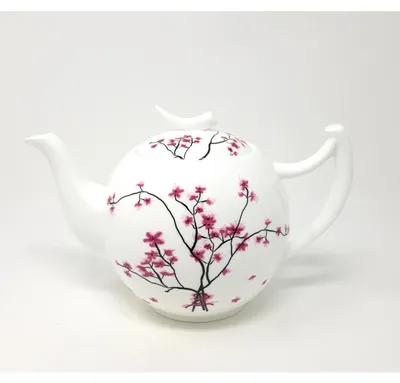 Produktbild von Teekanne CHERRY BLOSSOM weiß mit Kirschblüten 1,5 Liter Bone China TeaLogic