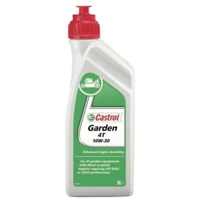 Produktbild von COLZANI Castrol Garden 4T 10W-30, 1 l, 10W-30, Rasenmäher, Benzin, -33 °C, Grün, Weiß