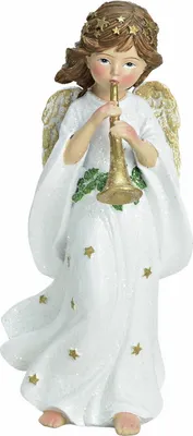 Produktbild von Engel Deko Schutzengel Weihnachtsengel Skulptur Figur Objekt Elfe Fee Herz Stern