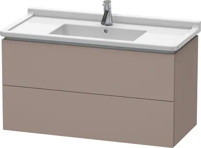Image de Duravit L-Cube bâti-support lavabo suspendu, 2 tiroirs, 1020x558x469mm, LC626604343