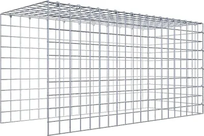Produktbild von Anbaugabione Typ 4 100 cm x 50 cm x 40 cm (L x H x T), Maschenweite 5 cm x 5 cm, C-Ring