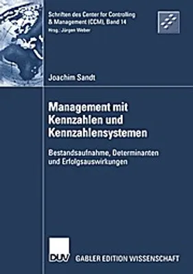 Produktbild von Management mit Kennzahlen und Kennzahlensystemen