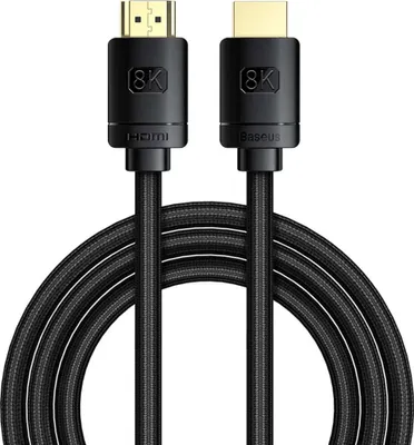 Productafbeelding van Baseus CAKGQJ01, 2 meter, HDMI Type A (Standaard), HDMI Type A (Standaard), zwart, zilver