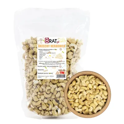 Obrázok produktu pre Kešu orechy 1kg Brat.pl