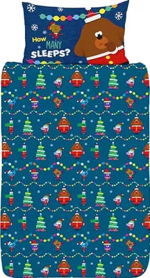 Produktbild von Hey Duggee - wendbar Bettwäsche, weihnachtliches Design, wendbar TC156 (Einzelbett) (Bunt)