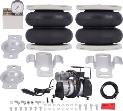 Produktbild von 2x Luftfederung Hinten + 12V Kompressor Kit for Fiat Ducato 1994-2024 4000KG