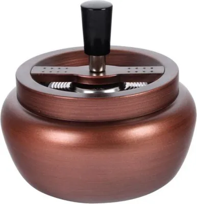 Obrázok produktu pre Veľký otočný popolník 13 cm medený