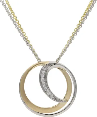 Produktbild von JuwelmaLux Anhänger 585/000 (14 Karat) Gold und Weißgold mit Brillanten JL10-02-3484