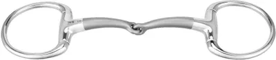 Produktbild von Sprenger Gebiss Olivenkopftrense Satinox einfach gebrochen 14mm, Größe Gebiss:115mm