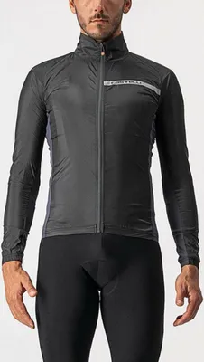 Image de Veste de cyclisme coupe-vent CASTELLI - SQUADRA STRECH - Noir XS