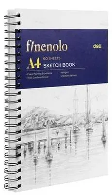 Produktbild von Szkicownik A4 60 kartek 160g Finenolo Deli