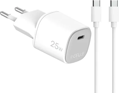 Obrázok produktu pre USB nabíjačka GaN 1 x USB-C PD 25W + USB-C kábel