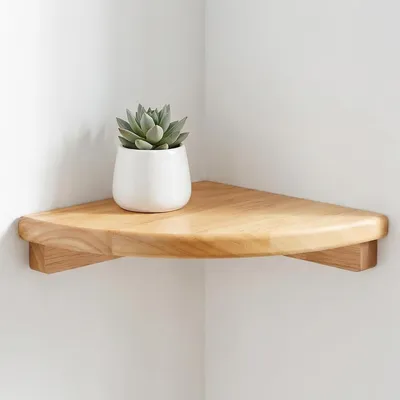 Immagine prodotto di Scaffale sospeso da parete, 18 cm, in legno, piccolo, ideale per cucina, bagno o soggiorno