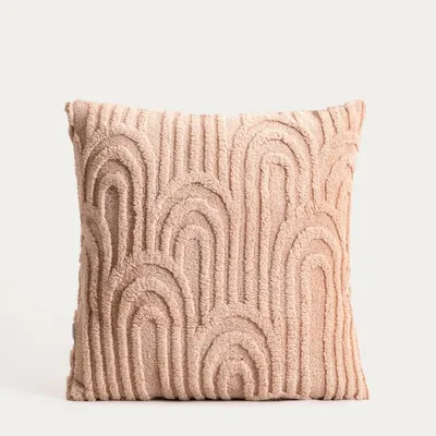 Produktbild von HOMLA DARIN weicher beiger Kissenbezug mit Strukturmuster 45x45 cm