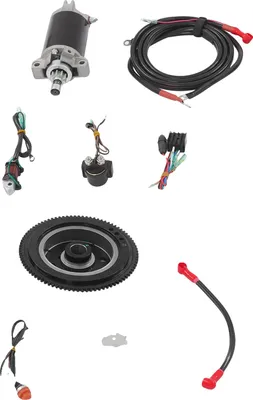 Zdjęcie produktu dla Zestaw do elektrycznego rozruchu silnika zaburtowego, kompletne komponenty, trwałe materiały, do silników Yamaha