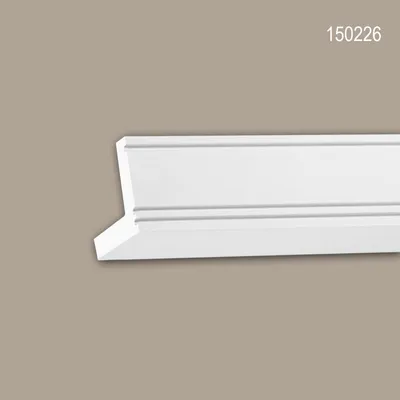 Produktbild von PROFHOME 150226 Eckleiste Zierleiste für indirekte Beleuchtung Stuckleiste 2 m