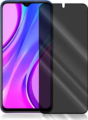 A smartphone screen protector is shown on top of a smartphone.