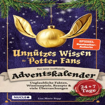 Produktbild von Unnützes Wissen für Potter-Fans - Der neue inoffizielle Adventskalender