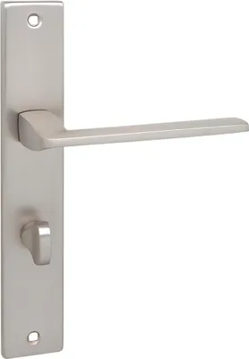 Produktbild von Innentürgriff auf langer Platte WC Zambia Satin Kuchinox KAB_3M3A