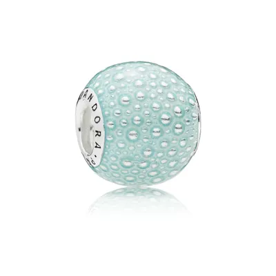 Image de Charm Pandora pour femmes, collection Aqua Enchantment, couleur bleue, référence 797091EN155