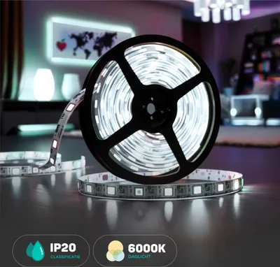 Obrázok produktu pre V-TAC SMD5730 600LED s vysokou svietivosťou CRI90+ IP20 20W/m VT-5730 6500K 2000lm LED pásik