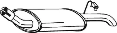 Produktbild von Bosal Endschalldämpfer 154-799