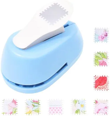 Produktbild von 1 Stück - Rechteckige Papierpons - Geschickt für Papierknutseln - Multifunktioneller Stempelpons - Handlicher Briefmarke-Stempel