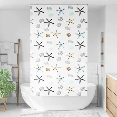 Immagine prodotto di Tenda a Rullo Doccia 130x240 cm Larghezza Tessuto 126 cm
