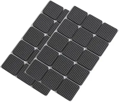 Zdjęcie produktu dla Ślizgacze filcowe Ślizgacze meblowe Ochraniacze parkietu samoprzylepne okrągłe kwadratowe 22-46 mm Czarne, rozmiar: 27 mm