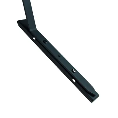 Produktbild von Cathappy - Eckadapter für Katzennetz – Verzinkter Stahl – 30 cm – Schwarz