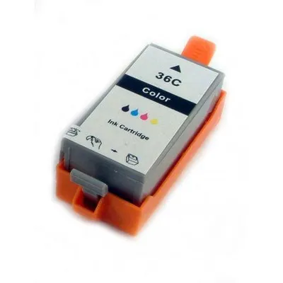 Image de Cartouche d'encre compatible avec la Canon CLI-36 Color, trichromatique, 1511B001 pour Canon Pixma IP100.