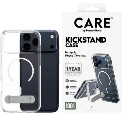 Image de PanzerGlass CARE by ® Feature Case Transparent avec Kickstand & MagSafe iPhone 17 Pro Max