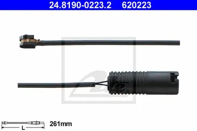Produktbild von Ate Warnkontakt, Bremsbelagverschleiß 24.8190-0223.2