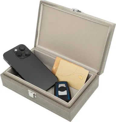 Image de Boîtier de sécurité RFID - Beschirmhoe - 1 pièce - Gris