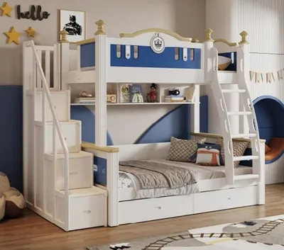 Produktbild von Stockbett Kinderbett Hochbett Etagenbett Bett Doppelstockbett Jugendbett