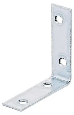Produktbild von Alberts 849337 Stuhlwinkel, sendzimirverzinkt, 50 x 50 x 15 mm, 100er Set