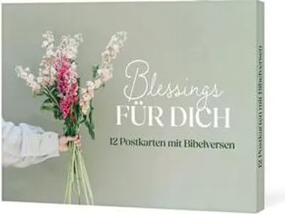 Obrázek produktu pro Postkarten-Set Blessings, 12 Karten mit anlassbezogenen Bibelversen und runden Ecken