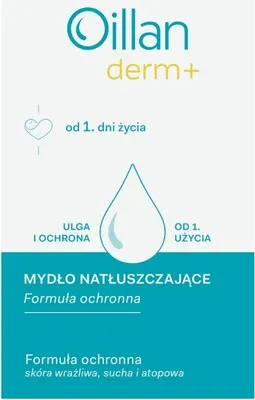 Zdjęcie produktu dla Oillan Derm+ Mydło natłuszczające, 100g