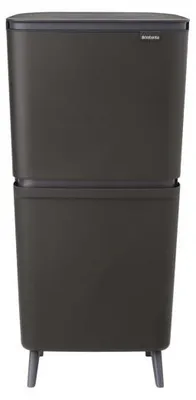 Image de Poubelle Sortup Hi 20+25l Dark Grey - Brabantia International Bv