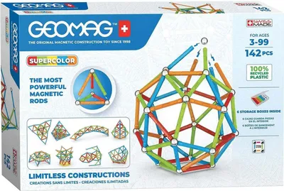 Image de Geomag Super Color Recycled, 142dlg.