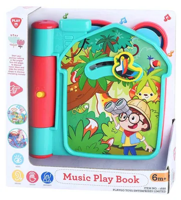 Immagine prodotto di Play Geräuschebuch Dschungel - interaktives Babybuch mit Musik