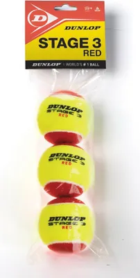 Produktbild von Dunlop Stage 3 Tennisbal (3-bag)